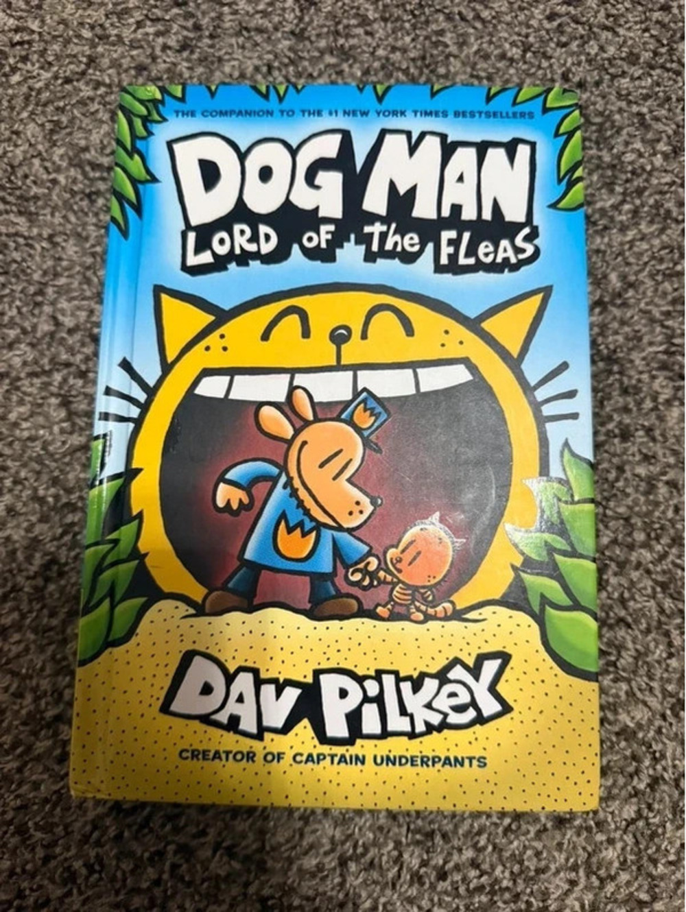 Dog Man Lord of the Fleas #5 Dav Pilkey Hardcover 2018 Scholastic
